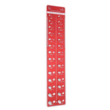 Darrahopens Auto Accessories > Auto Accessories Others > Automotive Repair & Speciality Tools Bolt and Nut Identifier Gauge 10B21 Carbon Steel High Accuracy Nut and Bolt Thread Checker for Detecting Fixed Bolts Red 55x11cm In Australia - Darrahopens