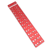 Darrahopens Auto Accessories > Auto Accessories Others > Automotive Repair & Speciality Tools Bolt and Nut Identifier Gauge 10B21 Carbon Steel High Accuracy Nut and Bolt Thread Checker for Detecting Fixed Bolts Red 55x11cm In Australia - Darrahopens