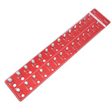Darrahopens Auto Accessories > Auto Accessories Others > Automotive Repair & Speciality Tools Bolt and Nut Identifier Gauge 10B21 Carbon Steel High Accuracy Nut and Bolt Thread Checker for Detecting Fixed Bolts Red 55x11cm In Australia - Darrahopens