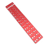Darrahopens Auto Accessories > Auto Accessories Others > Automotive Repair & Speciality Tools Bolt and Nut Identifier Gauge 10B21 Carbon Steel High Accuracy Nut and Bolt Thread Checker for Detecting Fixed Bolts Red 55x11cm In Australia - Darrahopens