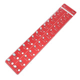 Darrahopens Auto Accessories > Auto Accessories Others > Automotive Repair & Speciality Tools Bolt and Nut Identifier Gauge 10B21 Carbon Steel High Accuracy Nut and Bolt Thread Checker for Detecting Fixed Bolts Red 55x11cm In Australia - Darrahopens
