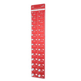 Darrahopens Auto Accessories > Auto Accessories Others > Automotive Repair & Speciality Tools Bolt and Nut Identifier Gauge 10B21 Carbon Steel High Accuracy Nut and Bolt Thread Checker for Detecting Fixed Bolts Red 55x11cm In Australia - Darrahopens