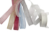 Darrahopens Auto Accessories > Auto Accessories Others > Automotive Repair & Speciality Tools bulk 48 Metallic Striped Organza Ribbon Assort Wrap 300cm