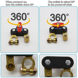 Darrahopens Auto Accessories > Auto Accessories Others > Automotive Repair & Speciality Tools Car Battery Power Cut-off Switch Circuit Breaker, Adjustable Pure Copper Stable Transmission High Conductivity 12v-24v Disconnect Switch Smart Car Truck Boat RV Supplies