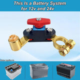 Darrahopens Auto Accessories > Auto Accessories Others > Automotive Repair & Speciality Tools Car Battery Power Cut-off Switch Circuit Breaker, Adjustable Pure Copper Stable Transmission High Conductivity 12v-24v Disconnect Switch Smart Car Truck Boat RV Supplies