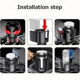 Darrahopens Auto Accessories > Auto Accessories Others > Automotive Repair & Speciality Tools Car Cup Holder Adapter - Bottle and Beverage Organizer Auto Accessory