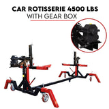 Darrahopens Auto Accessories > Auto Accessories Others > Automotive Repair & Speciality Tools Car Rotisserie 4500LBS Gear Box Driver Rotation Auto Body Repair Restoration