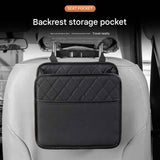 Darrahopens Auto Accessories > Auto Accessories Others > Automotive Repair & Speciality Tools Car Seat Back Organizer Storage Bag Multi-Pocket Vehicle Seatback Holder Black