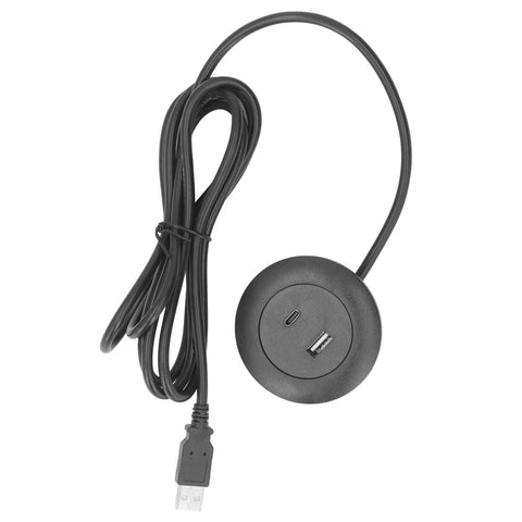 Darrahopens Auto Accessories > Auto Accessories Others > Automotive Repair & Speciality Tools Embedded Charging Round Port Desktop Power Grommet for Sofas Tables Bedside Workbenches Offices Homes 5V Input In Australia - Darrahopens