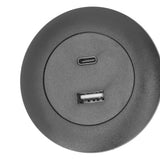 Darrahopens Auto Accessories > Auto Accessories Others > Automotive Repair & Speciality Tools Embedded Charging Round Port Desktop Power Grommet for Sofas Tables Bedside Workbenches Offices Homes 5V Input In Australia - Darrahopens