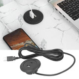 Darrahopens Auto Accessories > Auto Accessories Others > Automotive Repair & Speciality Tools Embedded Charging Round Port Desktop Power Grommet for Sofas Tables Bedside Workbenches Offices Homes 5V Input In Australia - Darrahopens