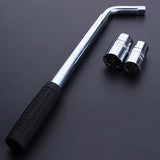 Darrahopens Auto Accessories > Auto Accessories Others > Automotive Repair & Speciality Tools Extendable Car Wheel Brace Heavy Duty Nut Lug Wrench Sockets 17/19mm & 21/23mm