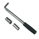 Darrahopens Auto Accessories > Auto Accessories Others > Automotive Repair & Speciality Tools Extendable Car Wheel Brace Heavy Duty Nut Lug Wrench Sockets 17/19mm & 21/23mm