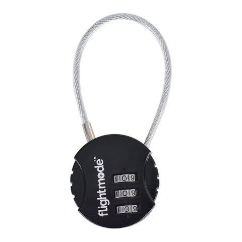 Darrahopens Auto Accessories > Auto Accessories Others > Automotive Repair & Speciality Tools Flightmode 3 Dial Steel Cable Padlock