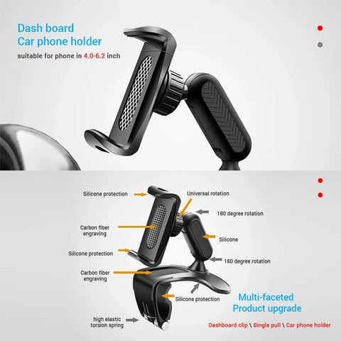 Darrahopens Auto Accessories > Auto Accessories Others > Automotive Repair & Speciality Tools Ford Car Phone Holder for Focus Fiesta Mustang