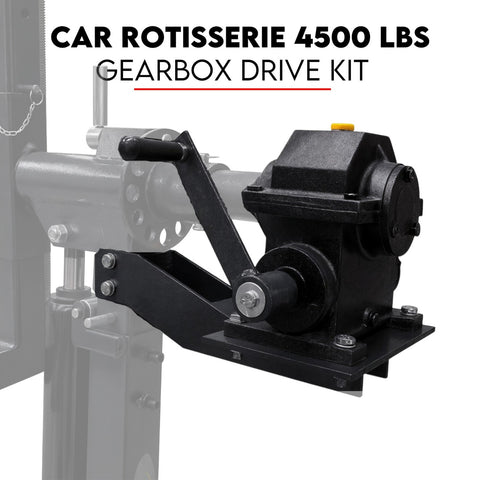 Darrahopens Auto Accessories > Auto Accessories Others > Automotive Repair & Speciality Tools Gear Box Drive Rotation Conversion Kit for Car Rotisserie 4500LBS Auto Repair