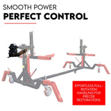 Darrahopens Auto Accessories > Auto Accessories Others > Automotive Repair & Speciality Tools Gear Box Drive Rotation Conversion Kit for Car Rotisserie 4500LBS Auto Repair