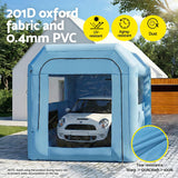 Darrahopens Auto Accessories > Auto Accessories Others > Automotive Repair & Speciality Tools Giantz Inflatable Paint Booth 2.5X2.5X3M Inflatable Spray Booth with 550W Powerful Blower and Air Filter System, Round Roof with Light Hook, for Painting Bicycle, Motorcycle, Furniture Refinishing DIY