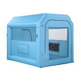 Darrahopens Auto Accessories > Auto Accessories Others > Automotive Repair & Speciality Tools Giantz Inflatable Paint Booth 2.5X2.5X3M Inflatable Spray Booth with 550W Powerful Blower and Air Filter System, Round Roof with Light Hook, for Painting Bicycle, Motorcycle, Furniture Refinishing DIY