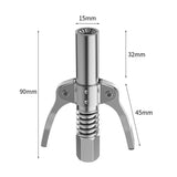 Darrahopens Auto Accessories > Auto Accessories Others > Automotive Repair & Speciality Tools Grease Tool Coupler Heavy Duty Quick Lock Double Handle Leak-Free Grease Nozzle