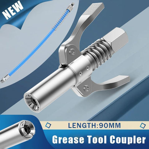 Darrahopens Auto Accessories > Auto Accessories Others > Automotive Repair & Speciality Tools Grease Tool Coupler Heavy Duty Quick Lock Double Handle Leak-Free Grease Nozzle