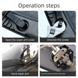 Darrahopens Auto Accessories > Auto Accessories Others > Automotive Repair & Speciality Tools Heavy Duty Adjustable Car Wiper Arm Puller Tool Battery Terminal & Alternator Bearing Remover 9-30mm Opening Universal Windscreen Repair Tool
