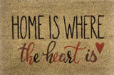 Darrahopens Auto Accessories > Auto Accessories Others > Automotive Repair & Speciality Tools Home Is Where The Heart Is Doormat 60x2cm