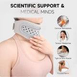 Darrahopens Auto Accessories > Auto Accessories Others > Automotive Repair & Speciality Tools Neck Brace - Neck Pain - Neck Brace for Pain Relief and Support, Soft Adjustable Cervical Collar, Neck Traction Device, Neck Protectors for Spinal Stability and Alignment, Neck Pressure Relief for Men and Women - Gray