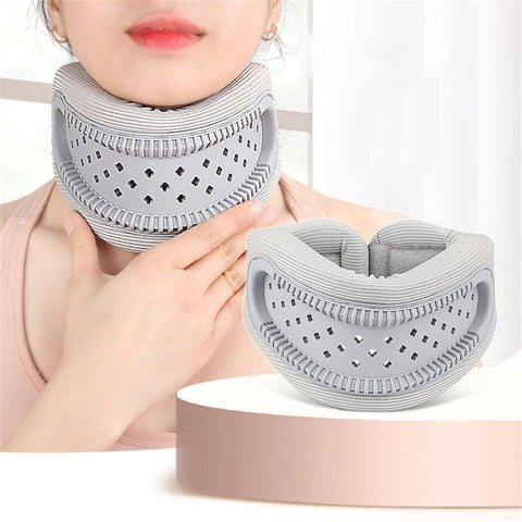 Darrahopens Auto Accessories > Auto Accessories Others > Automotive Repair & Speciality Tools Neck Brace - Neck Pain - Neck Brace for Pain Relief and Support, Soft Adjustable Cervical Collar, Neck Traction Device, Neck Protectors for Spinal Stability and Alignment, Neck Pressure Relief for Men and Women - Gray