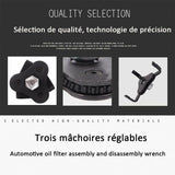 Darrahopens Auto Accessories > Auto Accessories Others > Automotive Repair & Speciality Tools Oil Filter Wrench 3 Claws Adjustable Two Way 53-108Mm Universal
