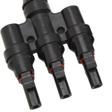 Darrahopens Auto Accessories > Auto Accessories Others > Automotive Repair & Speciality Tools PV Solar Branch Connectors 1 to 3 Waterproof High Current Carrying Capacity Solar Panel T Branch Connector for Parallel Connection In Australia - Darrahopens