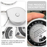 Darrahopens Auto Accessories > Auto Accessories Others > Automotive Repair & Speciality Tools Retractable Body Tape Measure for Waist & Body Measurement Compact Design