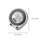 Darrahopens Auto Accessories > Auto Accessories Others > Automotive Repair & Speciality Tools Retractable Body Tape Measure for Waist & Body Measurement Compact Design