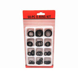 Darrahopens Auto Accessories > Auto Accessories Others > Automotive Repair & Speciality Tools Rubber O-Ring Assortment Kit 50PC- Pack O-Rings Set Automotive Plumbing Seals