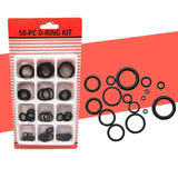 Darrahopens Auto Accessories > Auto Accessories Others > Automotive Repair & Speciality Tools Rubber O-Ring Assortment Kit 50PC- Pack O-Rings Set Automotive Plumbing Seals