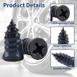 Darrahopens Auto Accessories > Auto Accessories Others > Automotive Repair & Speciality Tools Screw On Tire Plug, 70 Tire Repair Screws, Tire Repair Rubber Nail Kit, Tire Screw Plug Repair Kit, Spin Tire Repair Plug for Car, Motorcycle, Truck, Tractor Tire Puncture Repair