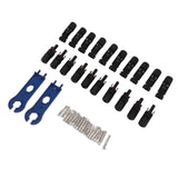 Darrahopens Auto Accessories > Auto Accessories Others > Automotive Repair & Speciality Tools Solar Connectors with 10 Pairs Male Female Plug Spanners Waterproof Flame Retardant Solar Panel Cable Connectors In Australia - Darrahopens