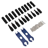 Darrahopens Auto Accessories > Auto Accessories Others > Automotive Repair & Speciality Tools Solar Connectors with 10 Pairs Male Female Plug Spanners Waterproof Flame Retardant Solar Panel Cable Connectors In Australia - Darrahopens