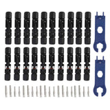 Darrahopens Auto Accessories > Auto Accessories Others > Automotive Repair & Speciality Tools Solar Connectors with 10 Pairs Male Female Plug Spanners Waterproof Flame Retardant Solar Panel Cable Connectors In Australia - Darrahopens