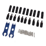 Darrahopens Auto Accessories > Auto Accessories Others > Automotive Repair & Speciality Tools Solar Connectors with 10 Pairs Male Female Plug Spanners Waterproof Flame Retardant Solar Panel Cable Connectors In Australia - Darrahopens
