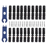 Darrahopens Auto Accessories > Auto Accessories Others > Automotive Repair & Speciality Tools Solar Connectors with 10 Pairs Male Female Plug Spanners Waterproof Flame Retardant Solar Panel Cable Connectors In Australia - Darrahopens