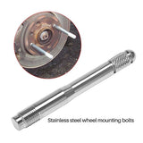 Darrahopens Auto Accessories > Auto Accessories Others > Automotive Repair & Speciality Tools Stainless Steel Wheel Mounting Aid M 14 X 1.5 Wheel Tire Rim Wheel Change Tire Change
