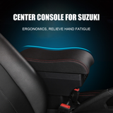 Darrahopens Auto Accessories > Auto Accessories Others > Automotive Repair & Speciality Tools Suzuki Swift 2005-2021 Center Central Storage Car Console Seat Armrest Box Durable ABS Armrest Box Replacement Double Layer Black With USB Cable