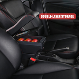 Darrahopens Auto Accessories > Auto Accessories Others > Automotive Repair & Speciality Tools Suzuki Swift 2005-2021 Center Central Storage Car Console Seat Armrest Box Durable ABS Armrest Box Replacement Double Layer Black With USB Cable