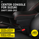 Darrahopens Auto Accessories > Auto Accessories Others > Automotive Repair & Speciality Tools Suzuki Swift 2005-2021 Center Central Storage Car Console Seat Armrest Box Durable ABS Armrest Box Replacement Double Layer Black With USB Cable