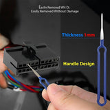 Darrahopens Auto Accessories > Auto Accessories Others > Automotive Repair & Speciality Tools Terminal Removal Tool Kit 36 Piece Pin Extractor Stripping Kit for Electrical Cable Connector
