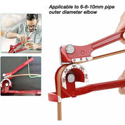 Darrahopens Auto Accessories > Auto Accessories Others > Automotive Repair & Speciality Tools Tube Bender, 3 In 1 Tube Bender 6Mm/8Mm/10Mm Copper Tube Bender Copper Tube Cutter 180° Heavy Duty Manual Tube Bender