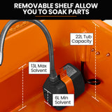 Darrahopens Auto Accessories > Auto Accessories Others > Automotive Repair & Speciality Tools Unimac 22L Auto Parts Washer, for Home, Business and Small Garages