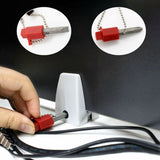 Darrahopens Auto Accessories > Auto Accessories Others > Automotive Repair & Speciality Tools Universal Cross Wrench, Practical 4-Way Multifunctional Wrench, Silver Control Cabinet Key, Used For Water And