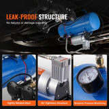 Darrahopens Auto Accessories > Auto Accessories Others > Automotive Repair & Speciality Tools VEVOR 12V Air Compressor with Tank 1.6 Gallon/6 L, Train Horn Air Compressor, 120 psi Working Pressure Onboard Air Compressor System for Train Air Horns, Inflating Tires, Air Mattresses